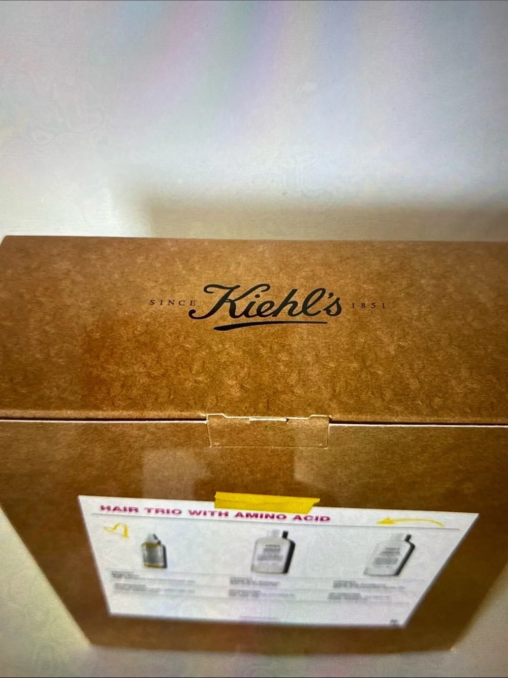 Kiehl's Amino Acid Hair Trio 3 Trio with Amino Acid Box Gift Set - NIB - New